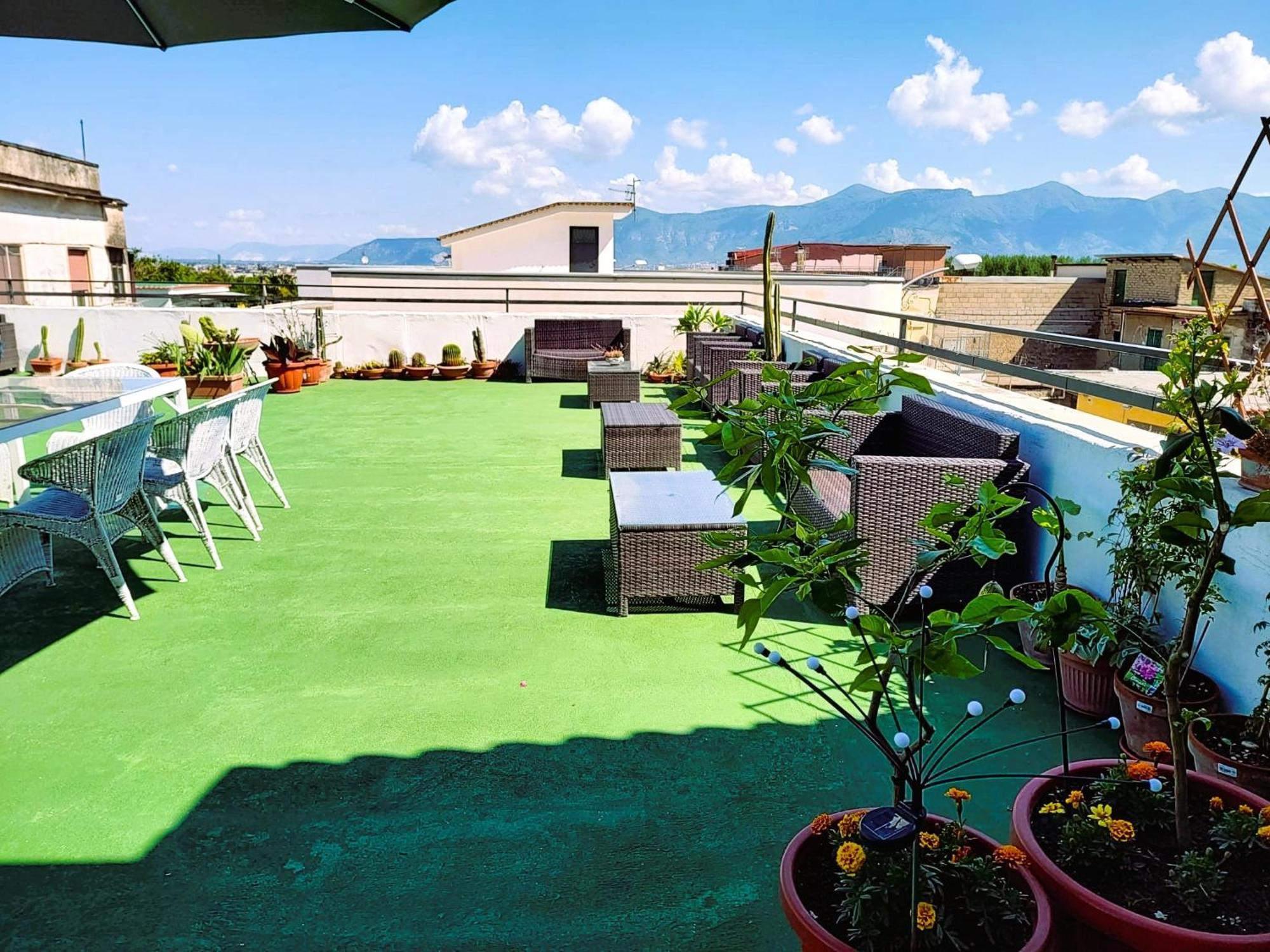 Villa Palazzo Di Donna Panoramic Terraces And Private Parking Strategic To Amalfi Coast, Pompei, Napoli Sant'Egidio del Monte Albino Exterior foto