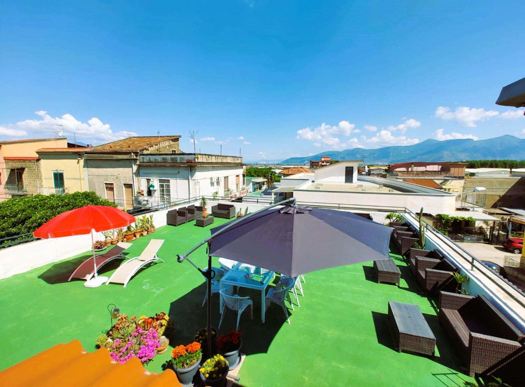 Villa Palazzo Di Donna Panoramic Terraces And Private Parking Strategic To Amalfi Coast, Pompei, Napoli Sant'Egidio del Monte Albino Exterior foto